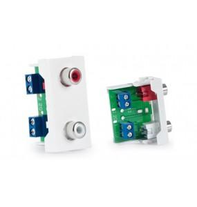 2 RCA DA PANNELLO AUDIO LR