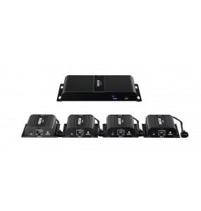 EXTENDER SPLITTER HDMI 1 INGRESSO 4 USCITE SU CAVO CAT6
