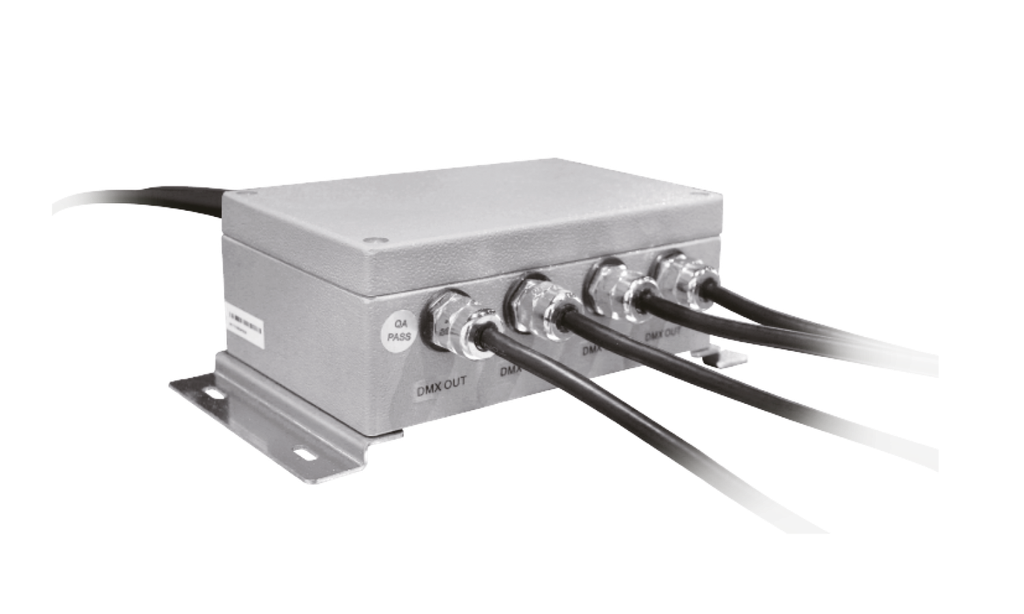 Signal amplifier ip66 1 in 4 out (SW-SIGAMP1X4) - Halto