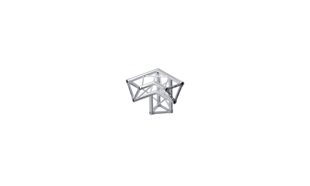 Angolo triangolare sez 29 cm 3 vie 90° dx verso alto (TT30L3R) - Tek-pro