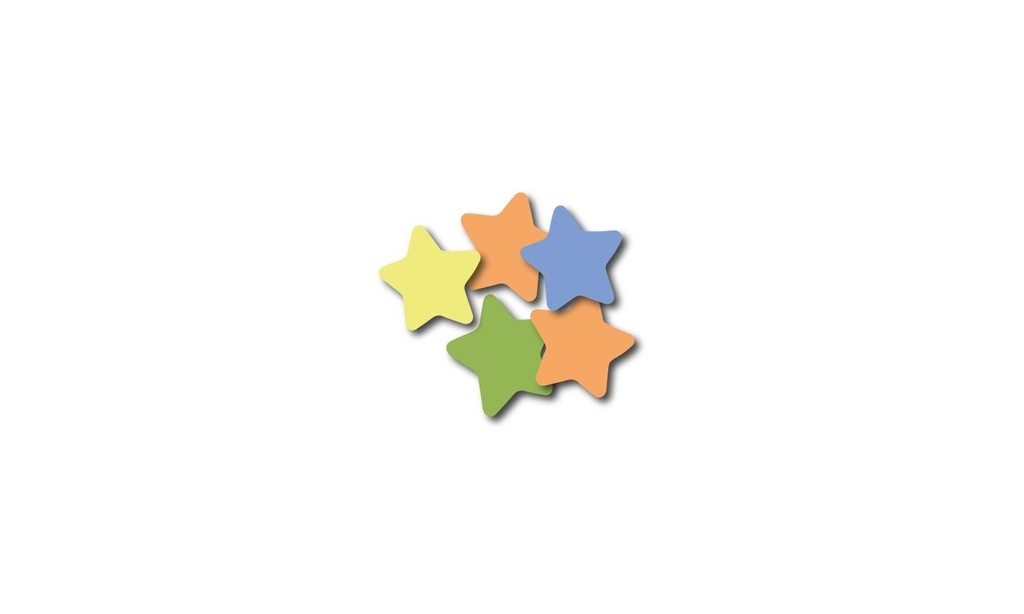 Coriandoli in carta a forma di stella 1kg multicolor (ES55-MC) - Oh-fx