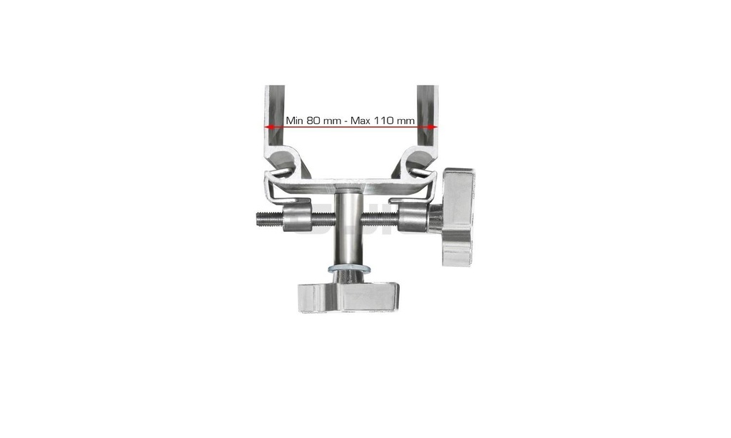 Clamp per travi tensostrutture regolabile da 80-110 mm - portata 50 kg (ABZ-55) - Guil