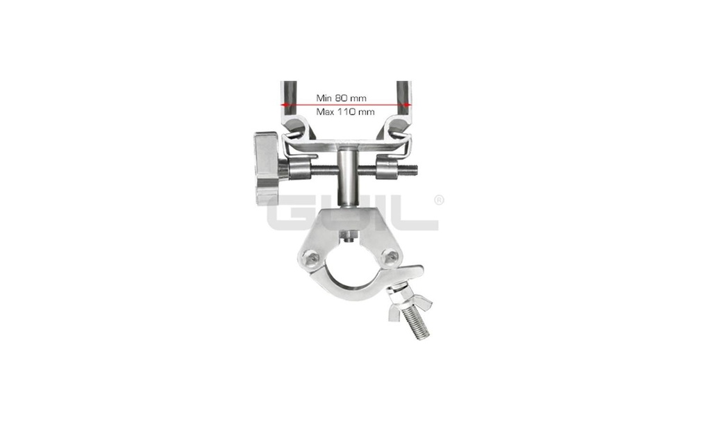 Clamp con aliscaf per travi tensostr. reg da 80-110 mm - po. 50 kg (ABZ-56) - Guil
