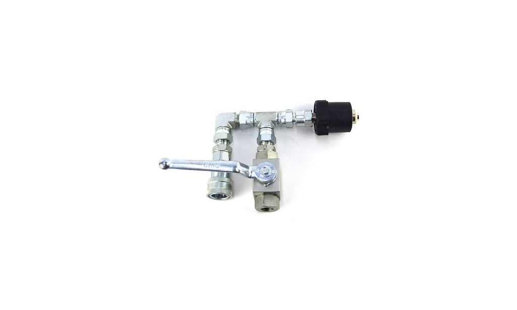 Adattatore  bombole  co2 a connessione rapida con spurgatore (A-2) - Oh-fx