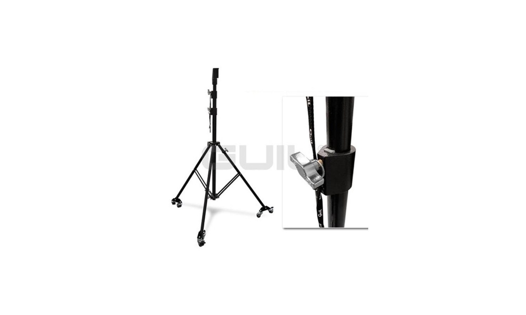 Stativo telescopico per un faro con adatatore e ruote h3,7m (FC-02/R) - Guil