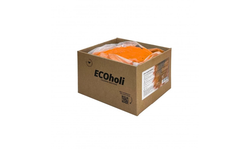 Polvere per holi party colore arancio totalmente atossico (HOL5-NJ) - Oh-fx