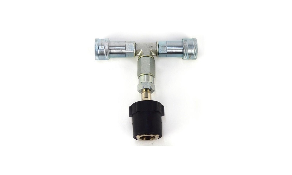 Splitter co2 (1  bombola - 2  co2 gun-jet) adattatore bombola (A-5) - Oh-fx