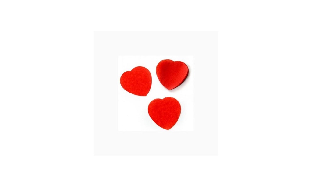 Coriandoli in mylar silver a forma di cuore 1kg (CO55/ME-SI) - Oh-fx
