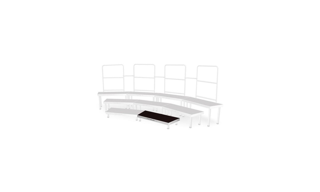 Modulo in betulla antiscivolo spessore 15mm. dimensioni 1070x500x1245 (GRT-2) - Guil