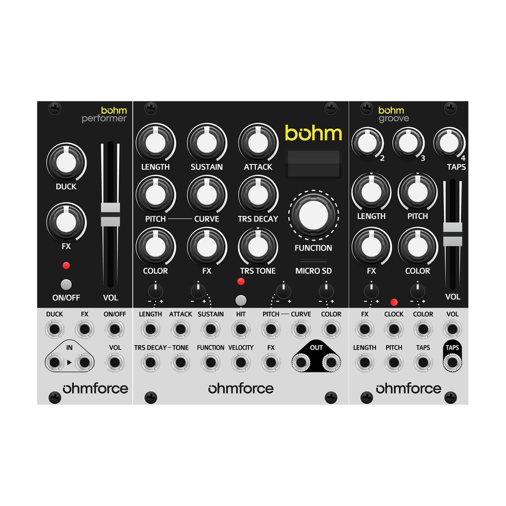 Ohmforce Bohm + Groove + Performer (bundle)