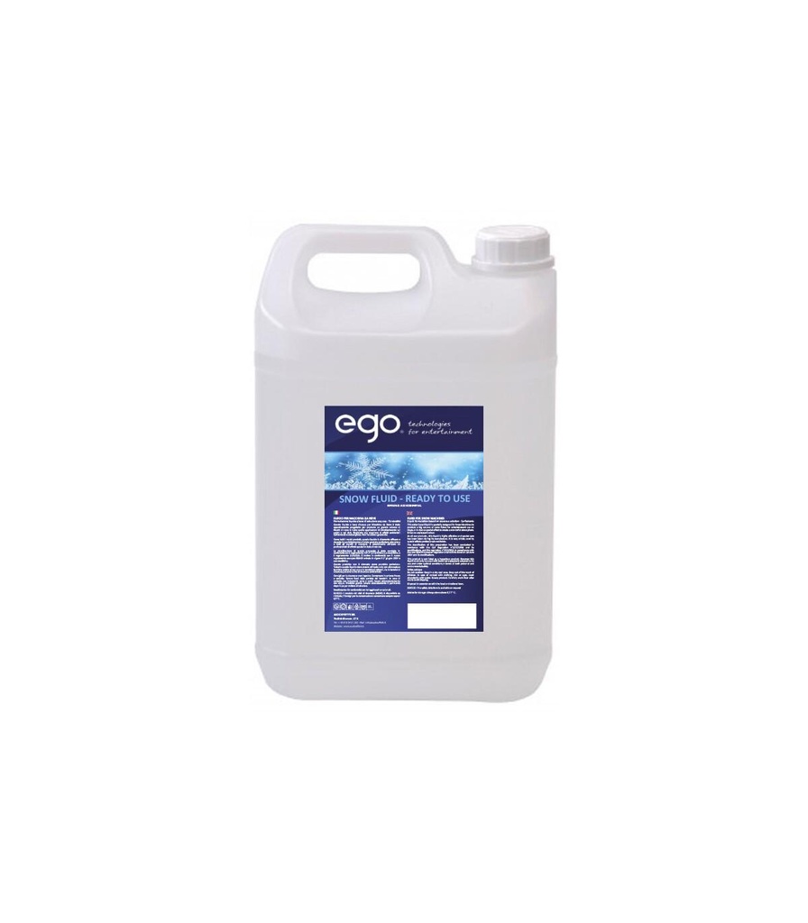 EGO SNOW FLUID LIQUIDO PER MACCHINA DELLA NEVE 5lt