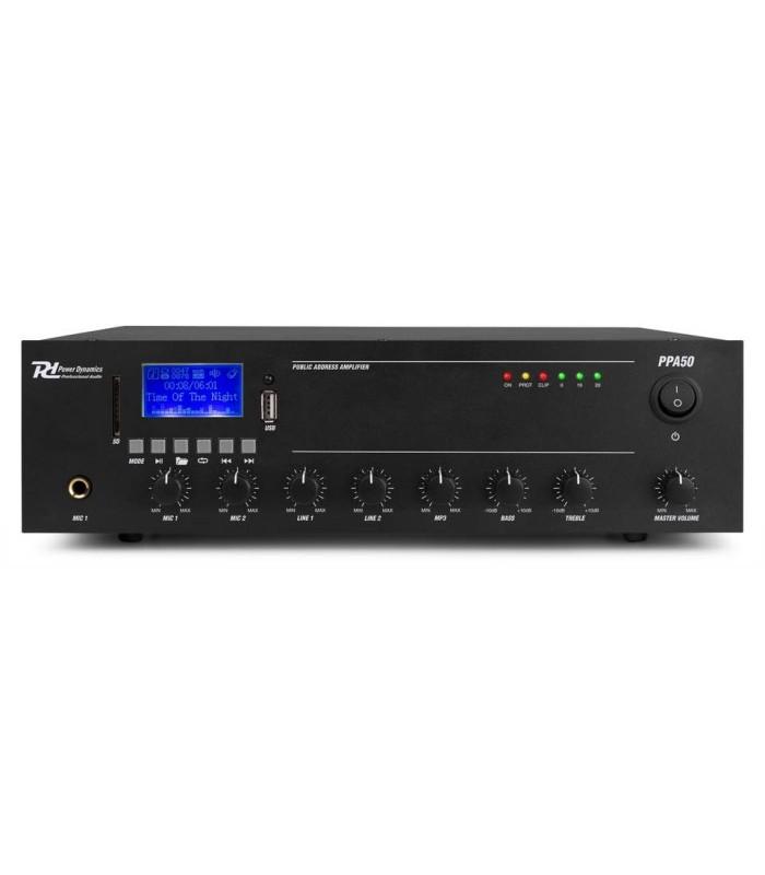PPA50 100V Mixer-Amplifier 50W BT