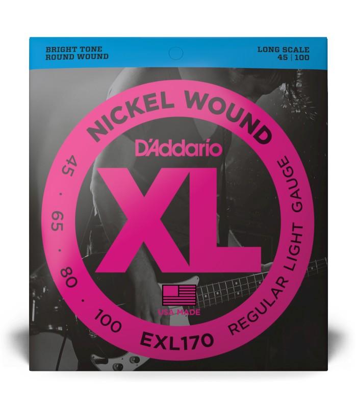 EXL170 Nickel Wound Bass, Light, 45-100, Long Scale
