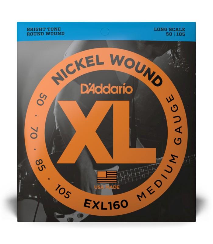 EXL160 Nickel Wound Bass, Medium, 50-105, Long Scale