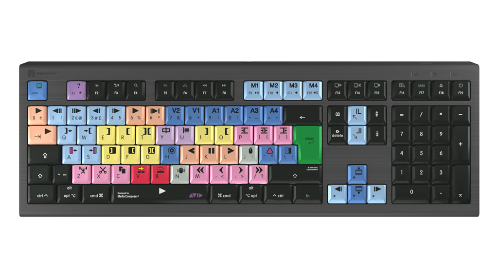 Logickeyboard ASTRA2 Avid Media Composer PC Italian