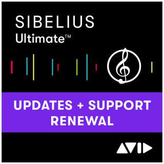 Sibelius | Ultimate 1-Year Software Updates + Support Plan RENEWAL
