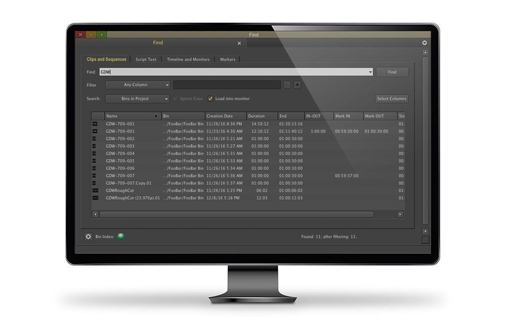 MEDIA COMPOSER OPZIONE PHRASEFIND