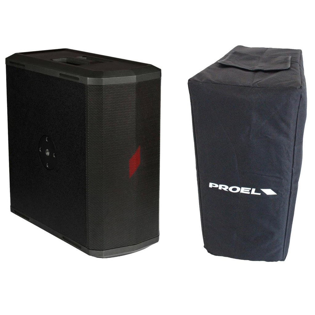 Proel FREESUBX Sub. Portatile a Batteria 600w P. BT. ST. LINK TWS +COVERFREESUBX