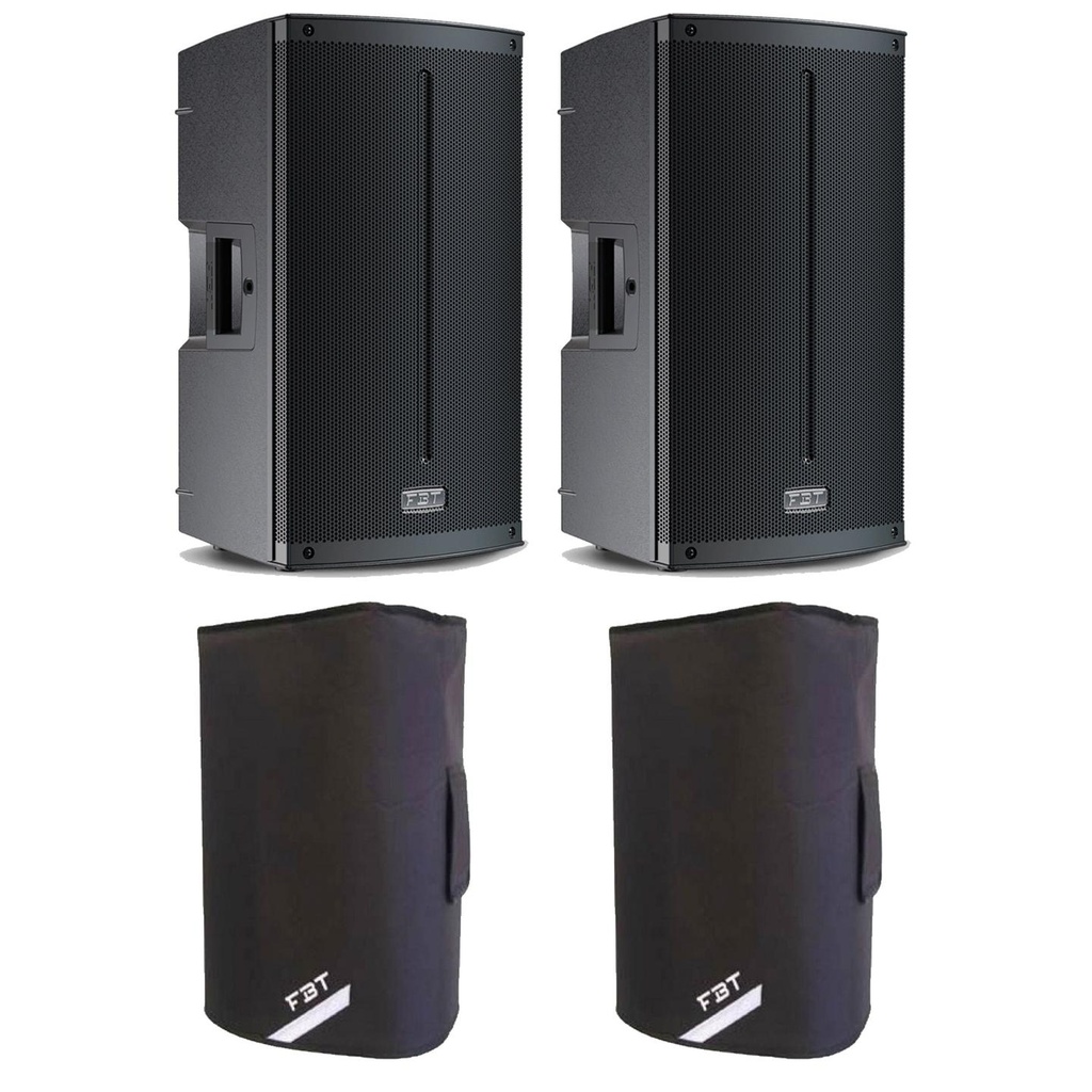 FBT X Lite 112A Coppia Diffusore Att. Pro12" 1500W+Bluetooth+XL-C12 Coppia Cover
