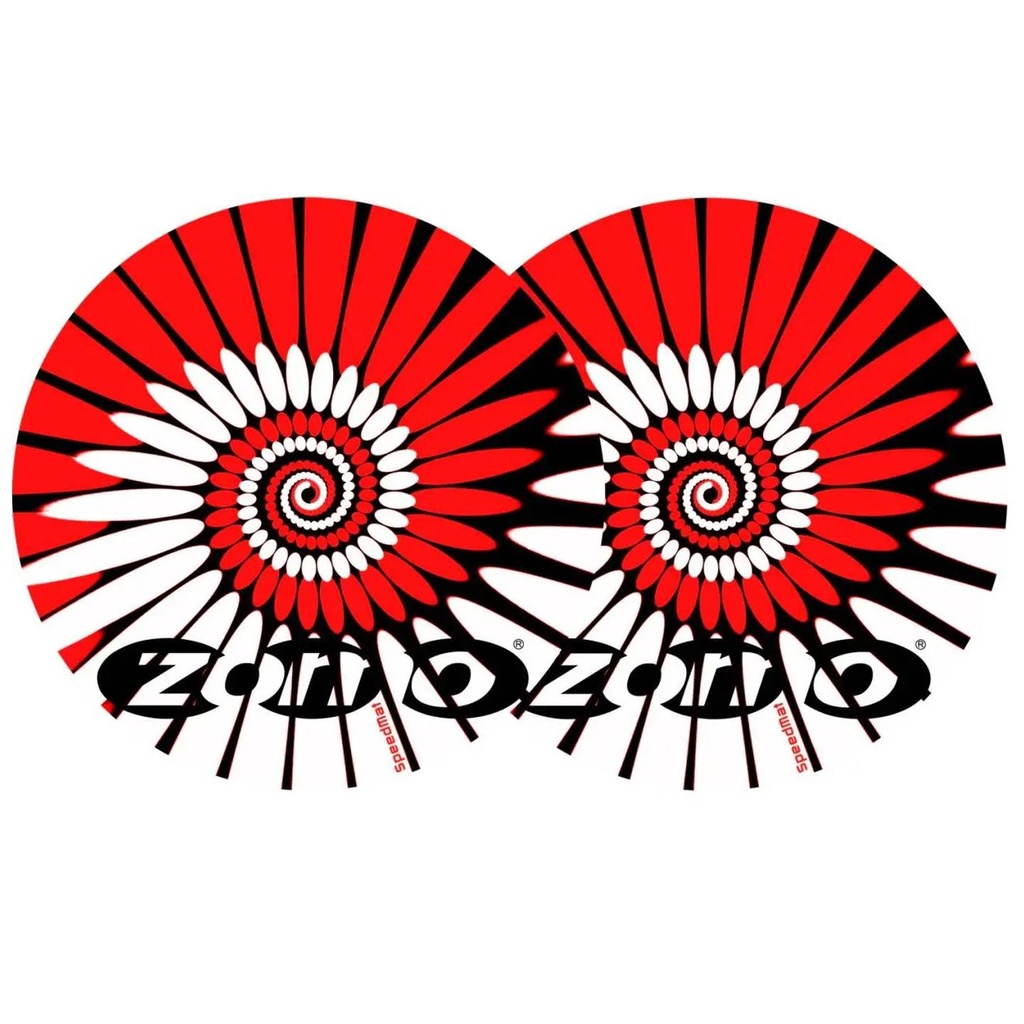 Zomo SPEEDMAT SET Coppia di Slipmat x giradischi dj x scratch, backspin e juggle