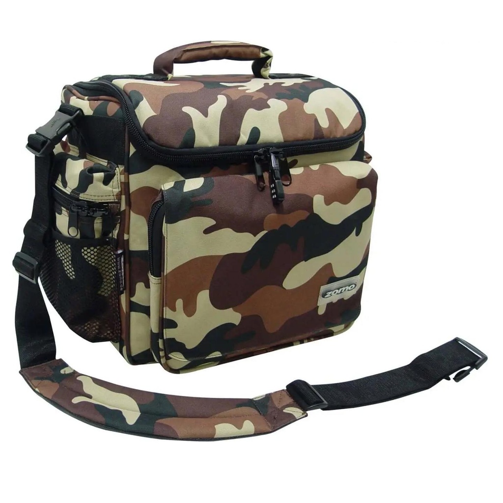Zomo DJ-TANK CAMOUFLAGE-BROWN Borsa x circa 70 Vinili + borsa porta CD x 24 CD