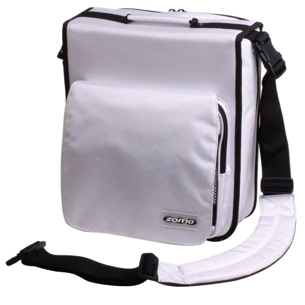 Zomo CD-BAG LARGE PREMIUM WHITE/DARK GREY Borsa x 236 CD +notebook fino a 15,4"