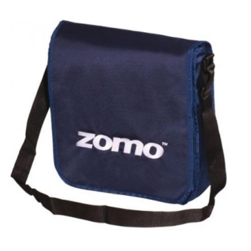 Zomo RECORDBAG STREET-1 BLUE/WHITE Borsa legg. x vinile Blu/Logo Bianco
