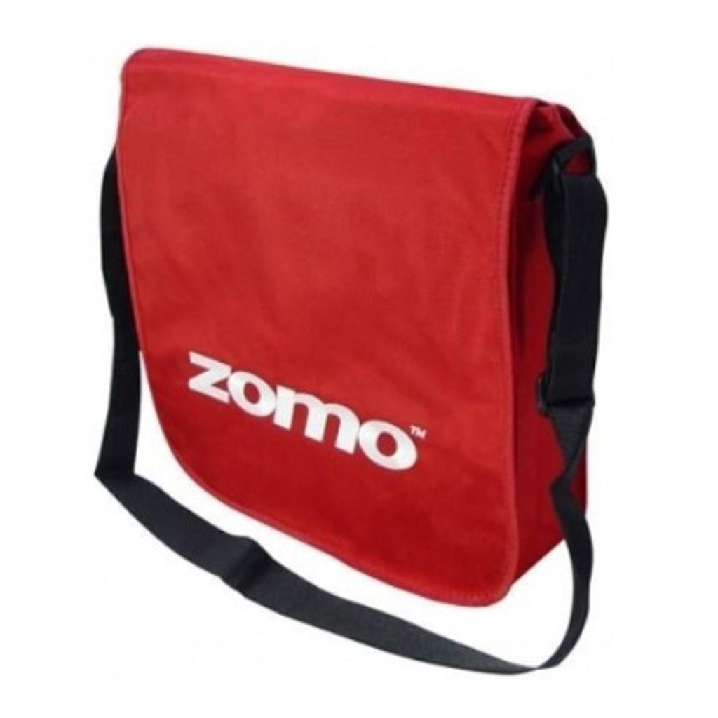 Zomo RECORDBAG STREET-1 RED/WHITE Borsa legg. x vinile Rosso/Logo Bianco