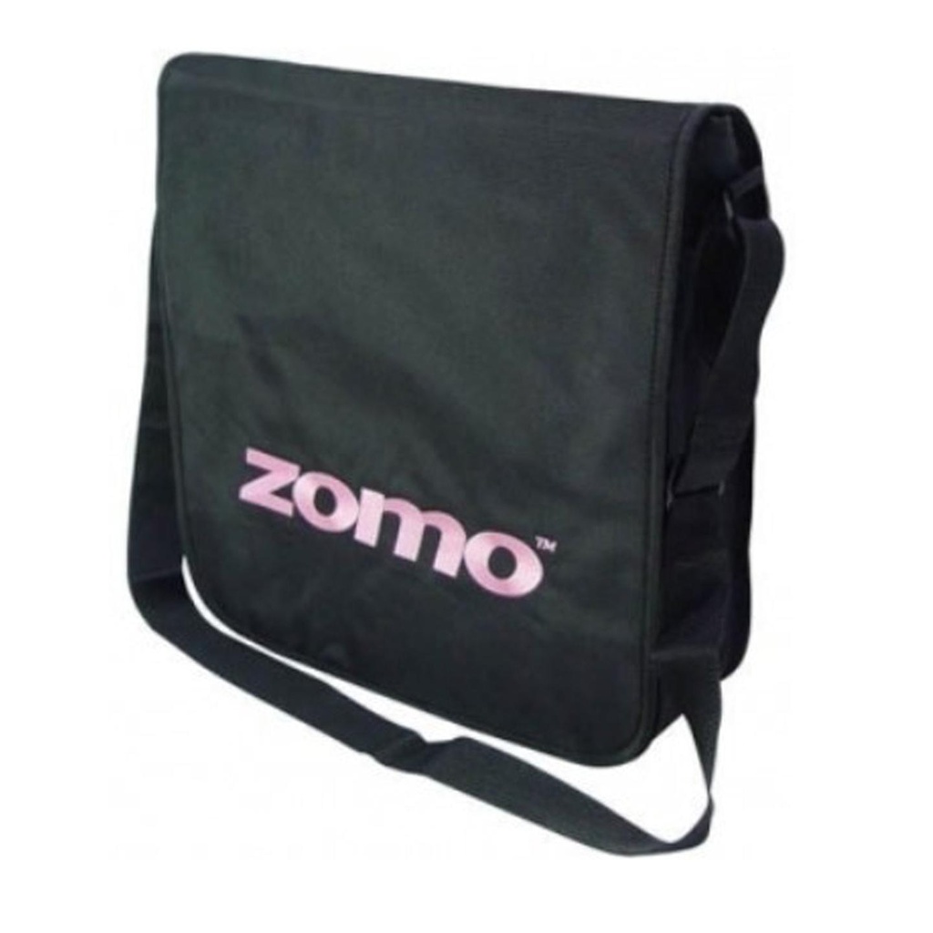 Zomo RECORDBAG STREET-1 BLACK/PINK Borsa legg. x trasp. vinile Nero/Logo Rosa