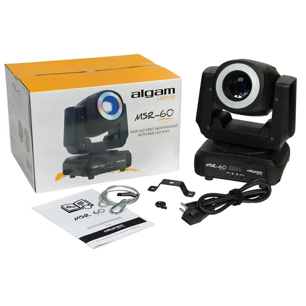 Algam Lighting MSR60 SPOT LED 60W + Ring LED RGB