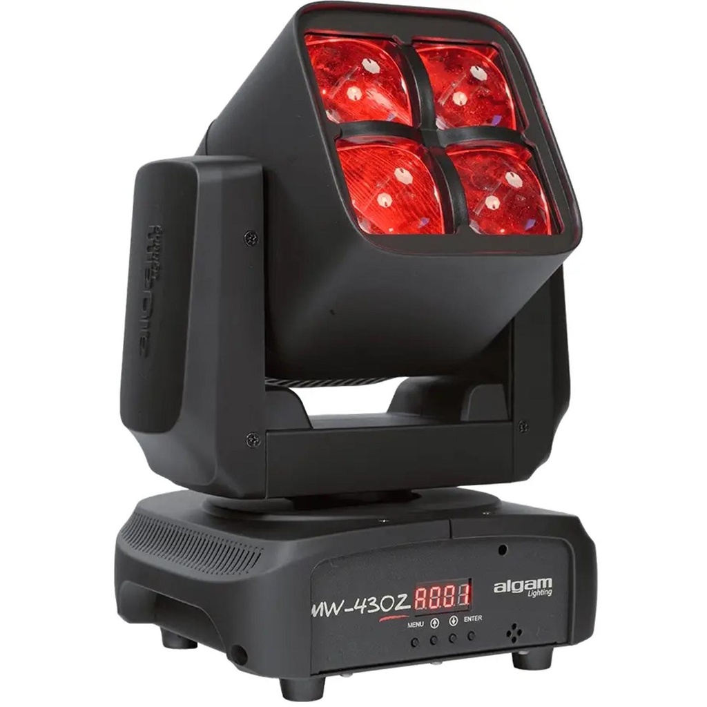 Algam Lighting MW430Z Wash Testa Mobile Led 4x30W RGBW + Zoom