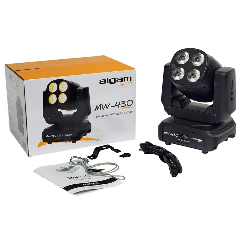 Algam Lighting MW430 Wash Testa Mobile Led 4x30W RGBW