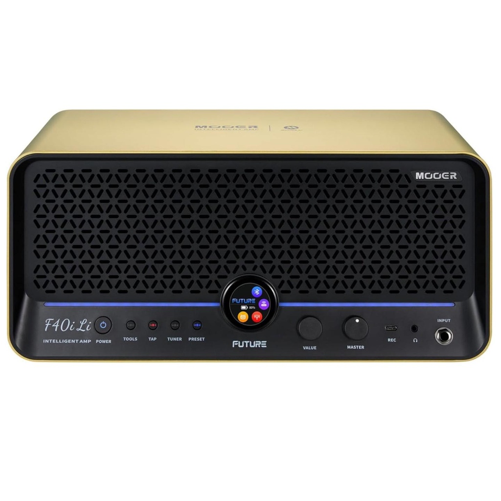Mooer F40i Li Intelligent Amp IMPERIAL GOLD Amp. combo x chitarra 40w, Oro