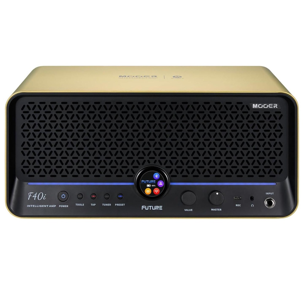 Mooer F40i Intelligent Amp IMPERIAL GOLD Amplific. combo x chitarra 40w, Oro
