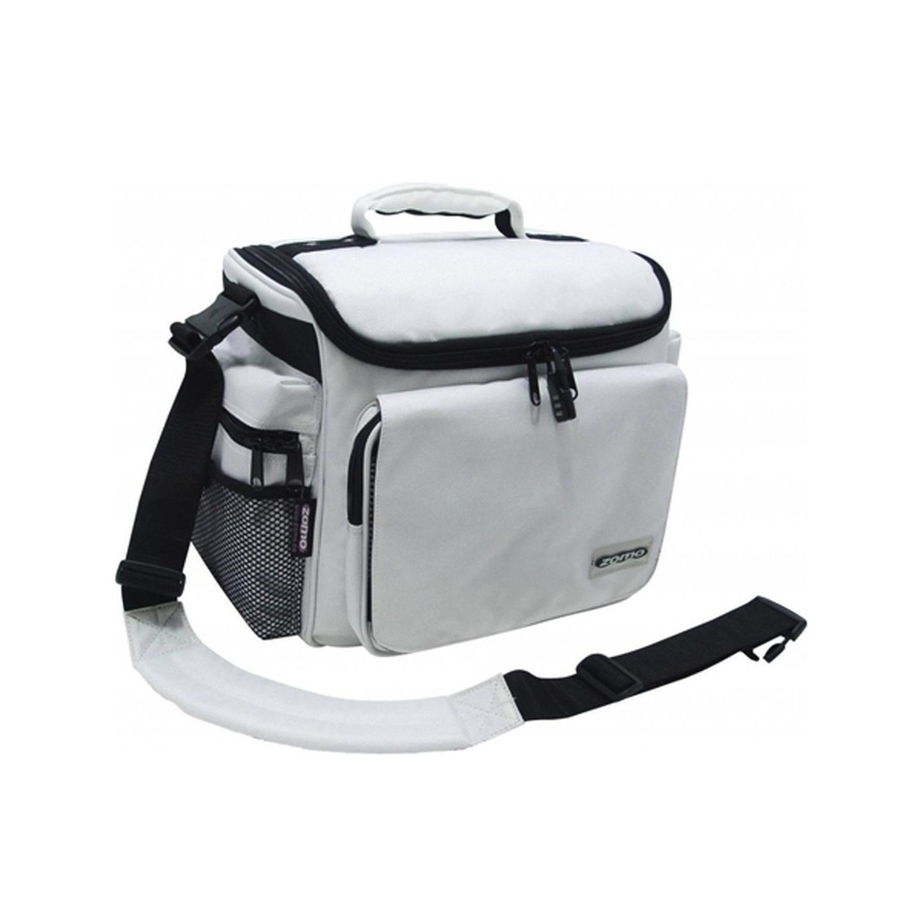 Zomo DJ-TANK WHITE Borsa trasporto Vinile CD e accessori circa 70LP+24CD, Bianco