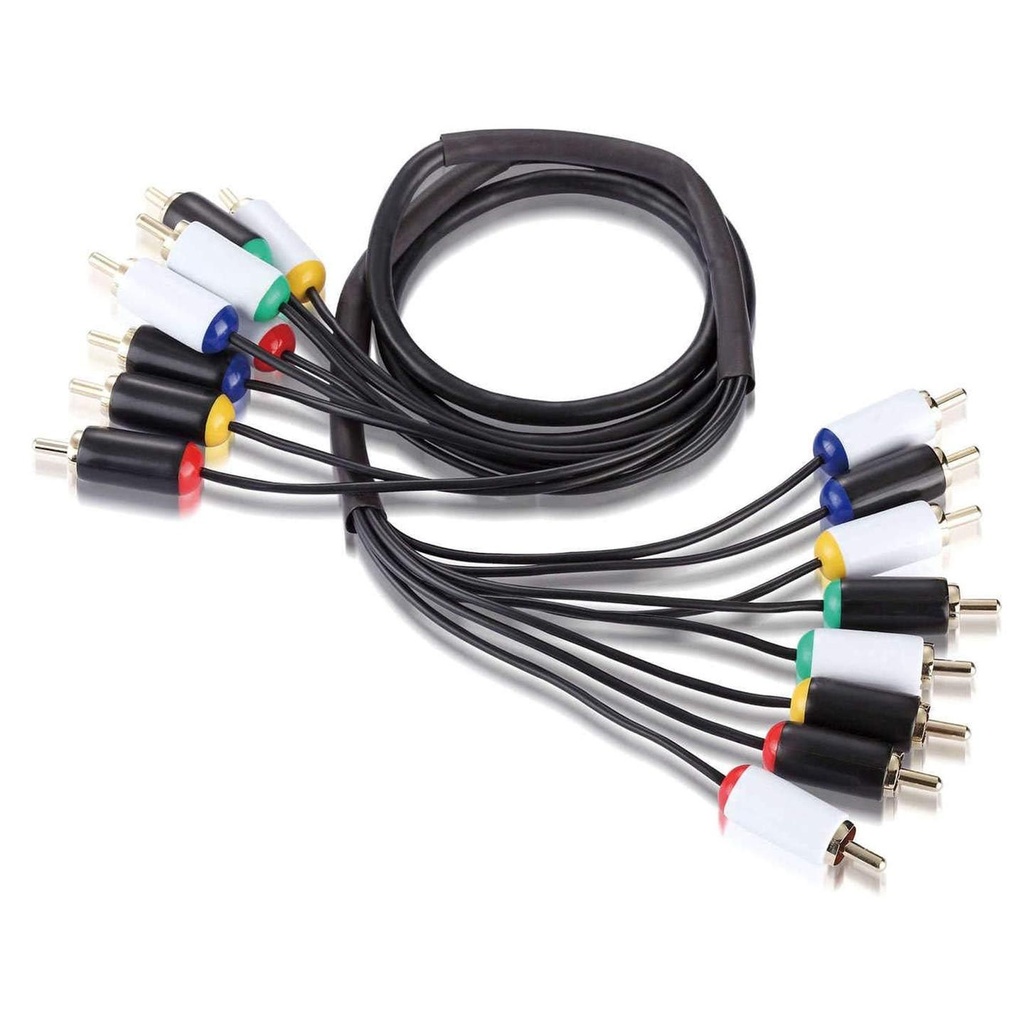 Zomo MCC-460 CAVO MULTIPLO a 8 RCA Maschio dal segnale pulito da 0,6 m, Nero