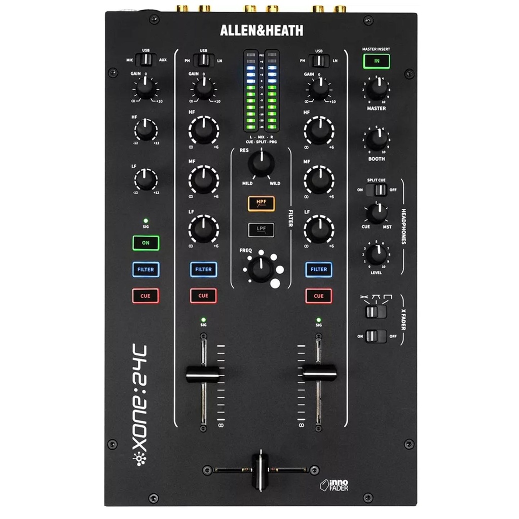 Allen & Heath Xone:24C Mixer DJ 2+1C. Doppi  Analogico+int. USB-C hub USB-C dual