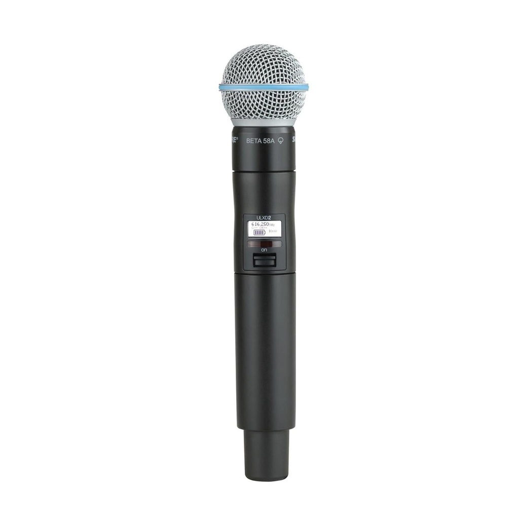 Shure ULXD2-B58-G56 F. 470-636 Mic Palm. Wireless x sist. mic digit. serie ULXD