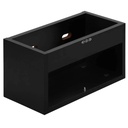 Zomo VS-BOX 1/45 BLACK Mobile x l'archiviazione di circa 40-50 vinili formato LP