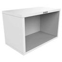 Zomo VS-BOX 7/100 WHITE Mobile x l'archiviazione circa 100-120 vinili da 45 giri