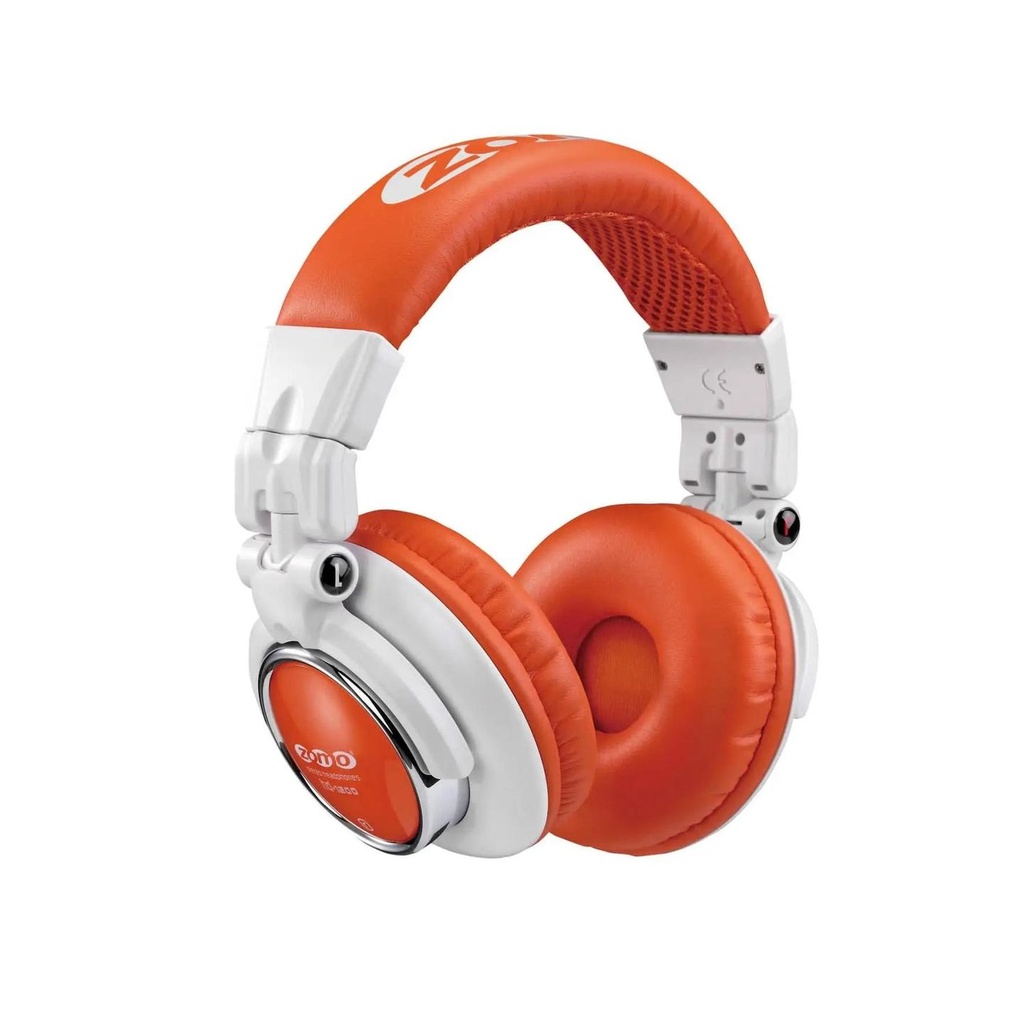 Zomo HD-1200 WHITE/ORANGE Cuffia Profess. x Dj e Studio, cablata e senza microf.
