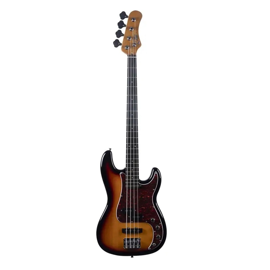 Eko PJ-300 SUNBURST Basso elettrico a 4 corde serie "Tribute 300", 21 Tasti