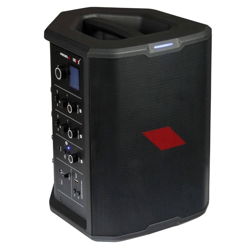 Proel FREEPROX Sistema Audio a batteria 400w Bluetooth ST. DSP Ripr./Registr.USB