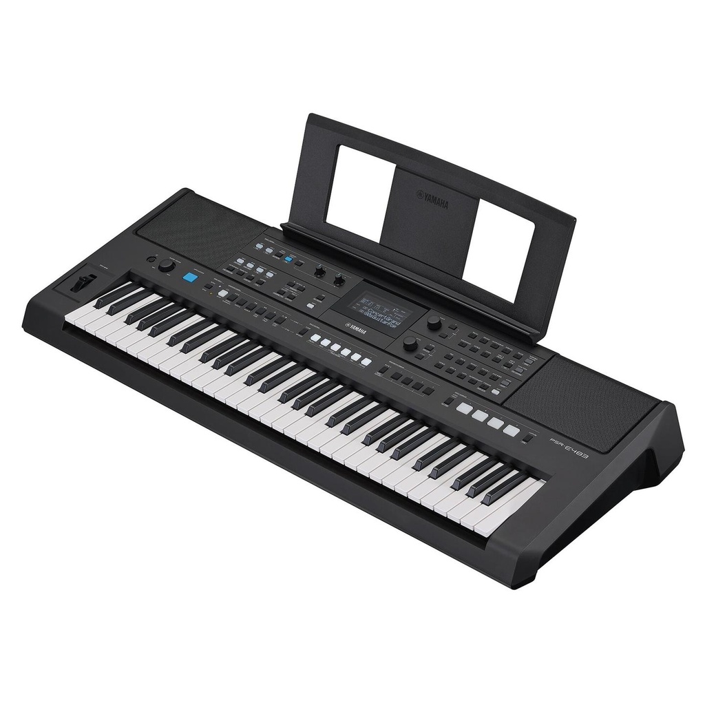 Yamaha PSR-E483 Tastiera Digit. Portatile 61T funziona a pile e/o aliment. incl.