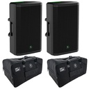 Mackie Thrash215 Coppia Cassa Attiva Diffusore 15" 1300w P. + 2 Thrash215 Bag