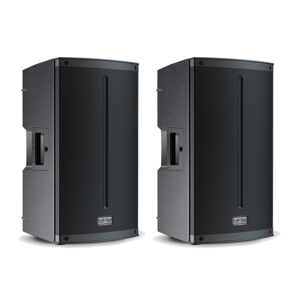FBT X Lite 108A Coppia Diffusore Attivo Pro da 8" e 800W x2 + Bluetooth, Nero