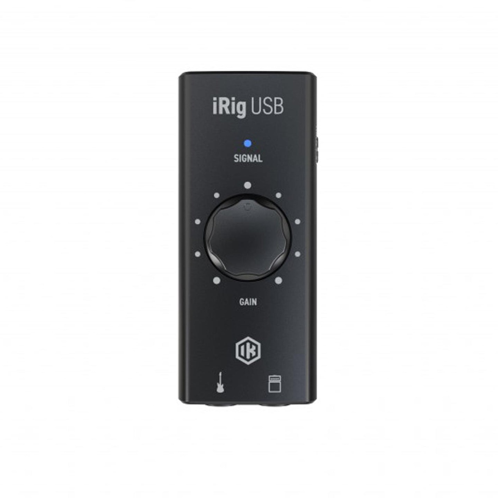 IK Multimedia iRig USB Interfaccia audio compatta per chitarra o basso, Nero