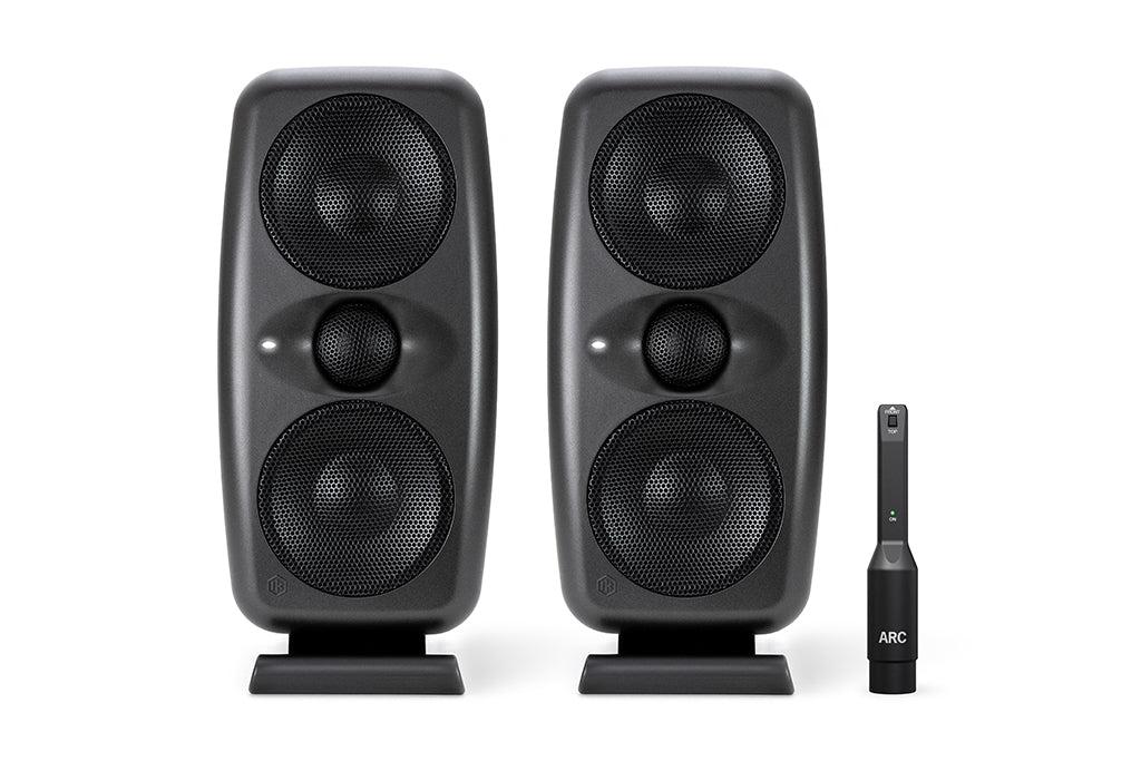 IK Multimedia iLoud MTM MKII Coppia Monitor Audio da Scrivania 100w (70+30) Nero