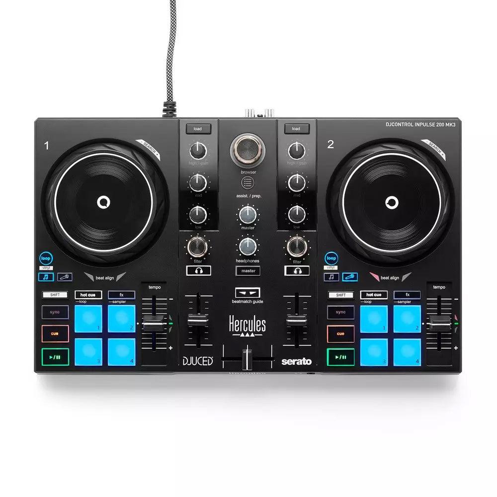Hercules DJCONTROL INPULSE 200 MK3 Controller Dj a 2 Deck con funzione STEMS