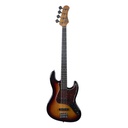 Eko JB-300 SUNBURST Basso Elettrico a 4 corde a 21 Tasti e con 2 pickup JB Sunburst